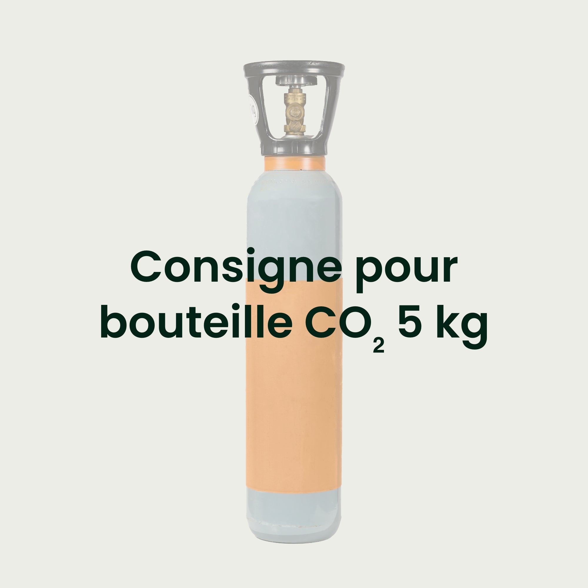 Consigne pour bouteille CO₂ 5 kg - remboursable