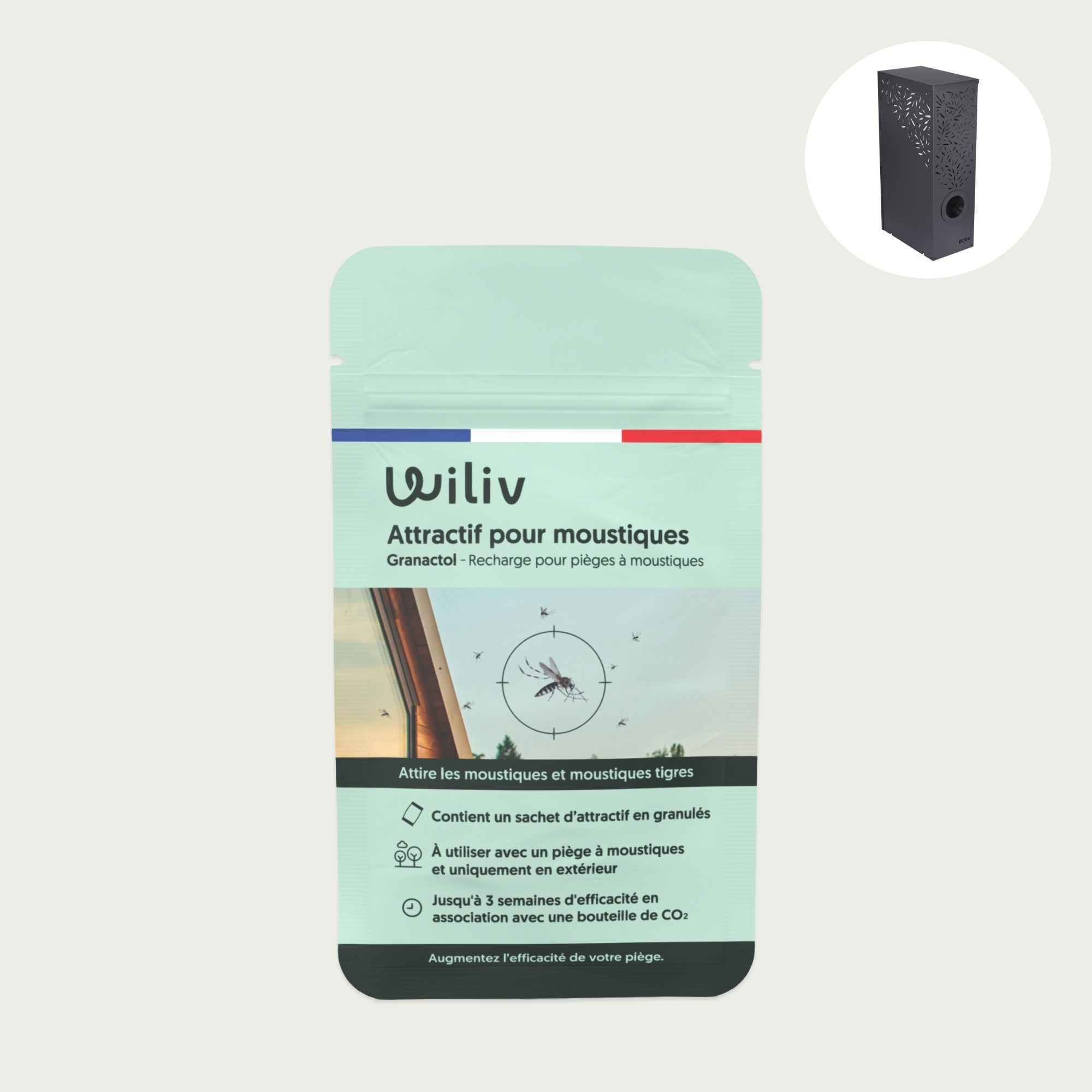 Attractif odorant pour piège anti-moustique